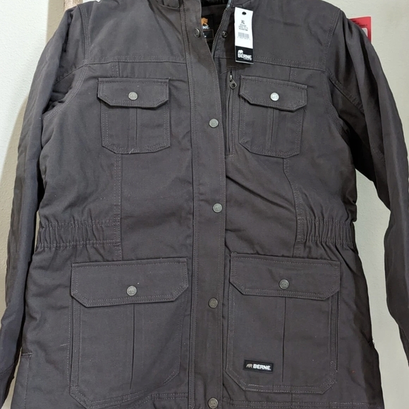 Berne Women's Titanium Chore Utility Jacket - Picture 5 of 6
